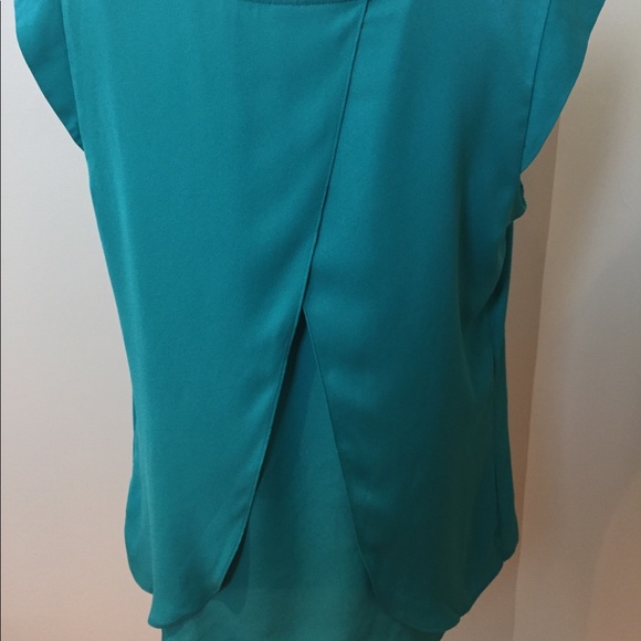 Woman’s Worthington Teal Top size L - Picture 5 of 6
